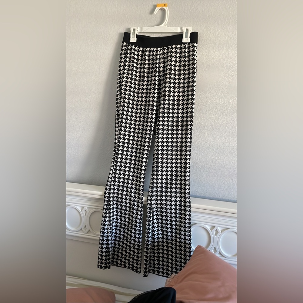 Shein Plaid Flare Pants